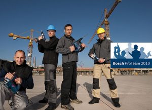 Druga edycja programu Bosch ProTeam Profesjonalni użytkownicy testują elektronarzędzia z linii niebieskiej Bosch