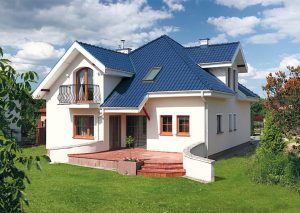 Renesansowa L15 niebieska glazura