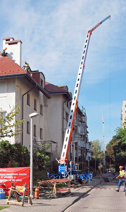 Dźwigi dla dekarzy, cieśli i nie tylko!