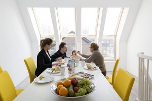 Darmowa energia = energooszczędny dom z oknami Velux