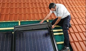 BRAAS SOLAR TCA2 – montaż „w dachu” - oryginalny system BRAAS do zabudowy kolektorów w połać dachu
