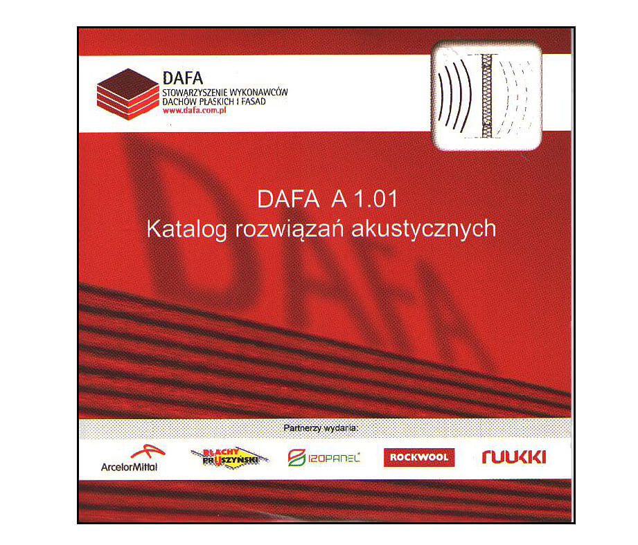 Katalog rozwiązań akustycznych - nowa publikacja Stowarzyszenia DAFA