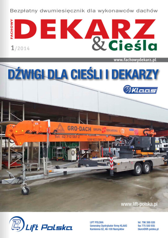 Fachowy Dekarz & Cieśla 2014-1 okładka