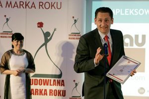 Sylwester Szopa  z Wyróżnieniem Budowlana Marka Roku 2014  w kategorii kompleksowe systemy ociepleń dla marki baumit