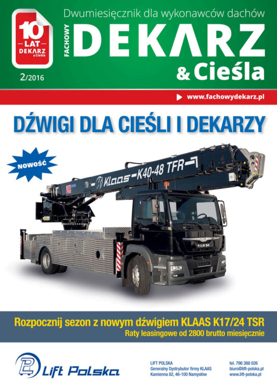 Fachowy Dekarz & Cieśla 2-2016
