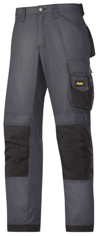 33135804 craftsmen trousers rip stop steel greyblack 5804