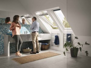 Trzyszybowe okno dachowe VELUX GLU 2