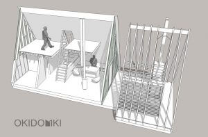 Projekt domku letniskowego typu BRDA