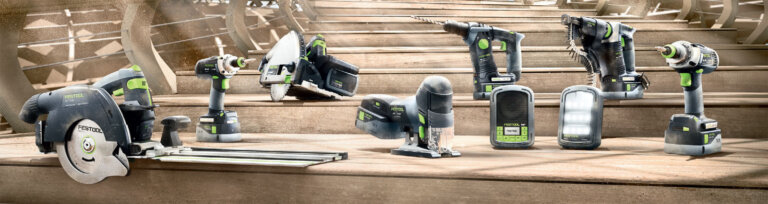 System 18V Festool zawiera perfekcyjne narzędzia do budowy elewacji.
