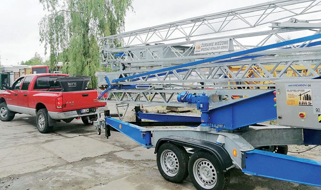 Żuraw dekarsko-ciesielski Vicario OMV 380