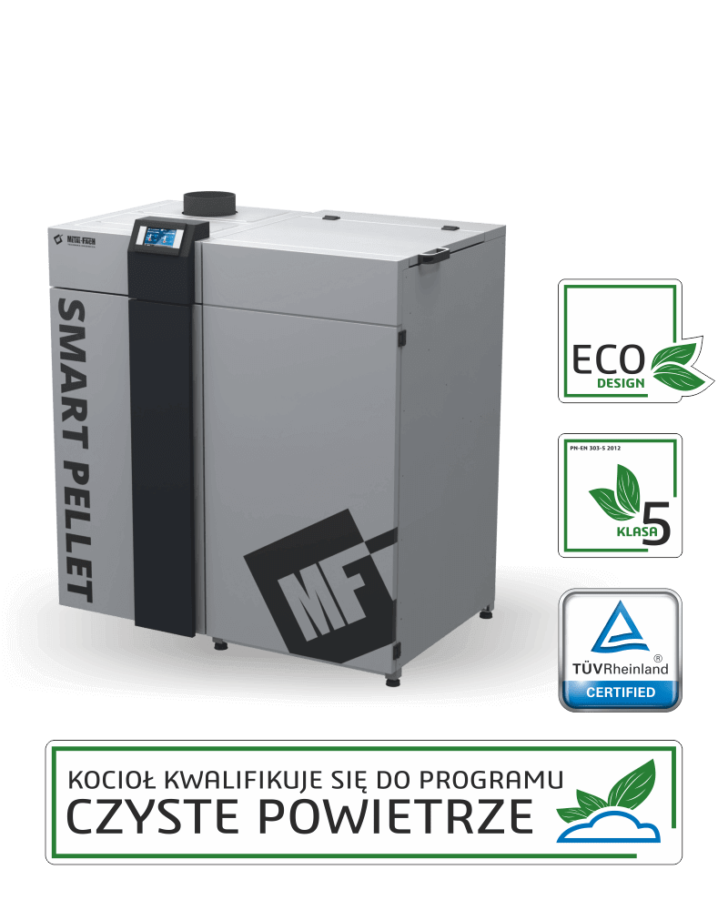 smart pellet l zdjecie produkt kotly co piece co 5 klasa ecodesign ekogroszek pellet metal fach technika grzewcza