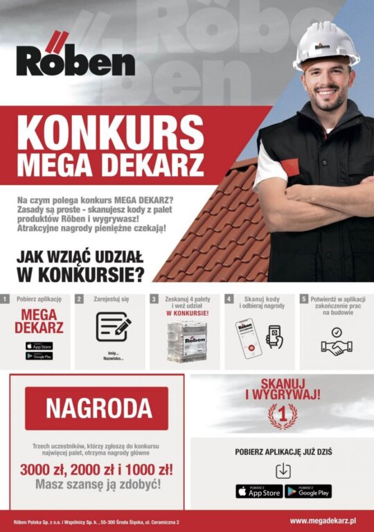 konkurs Mega Dekarz Roben