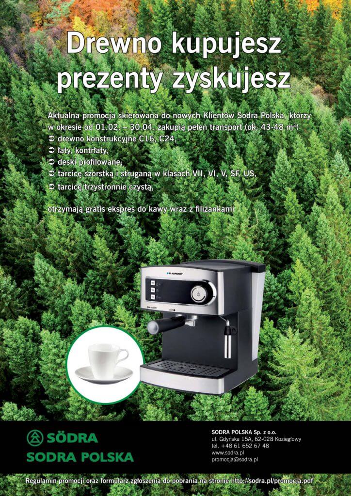 Sodra Polska promocja ekspres do kawy