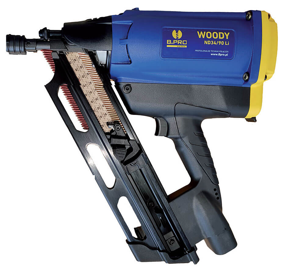 Gwoździarka z napędem gazowym B.PRO ND90 WOODY