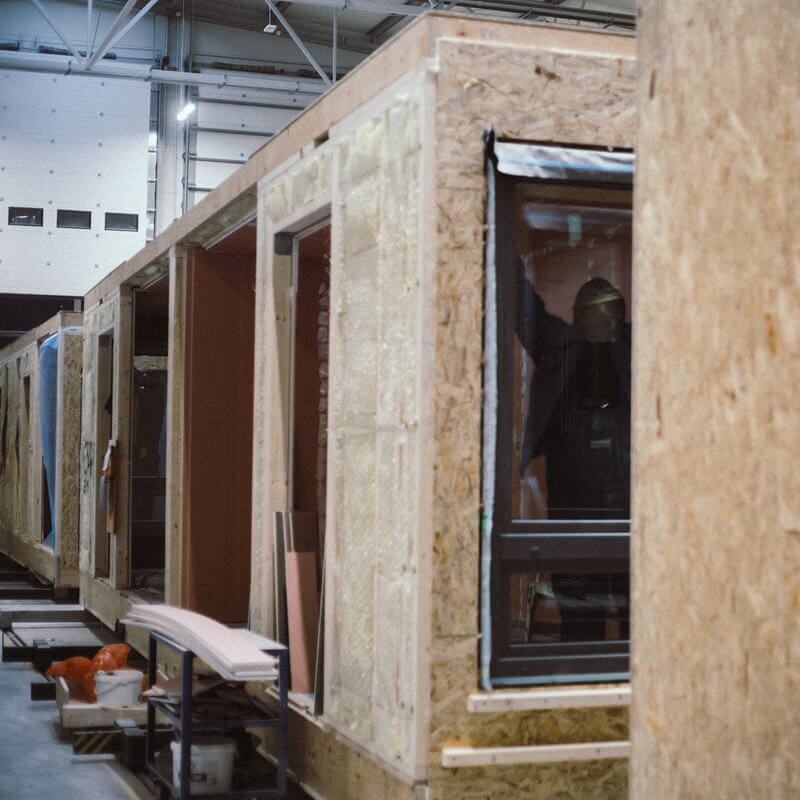 prefabrykacja budynku Unihouse 1