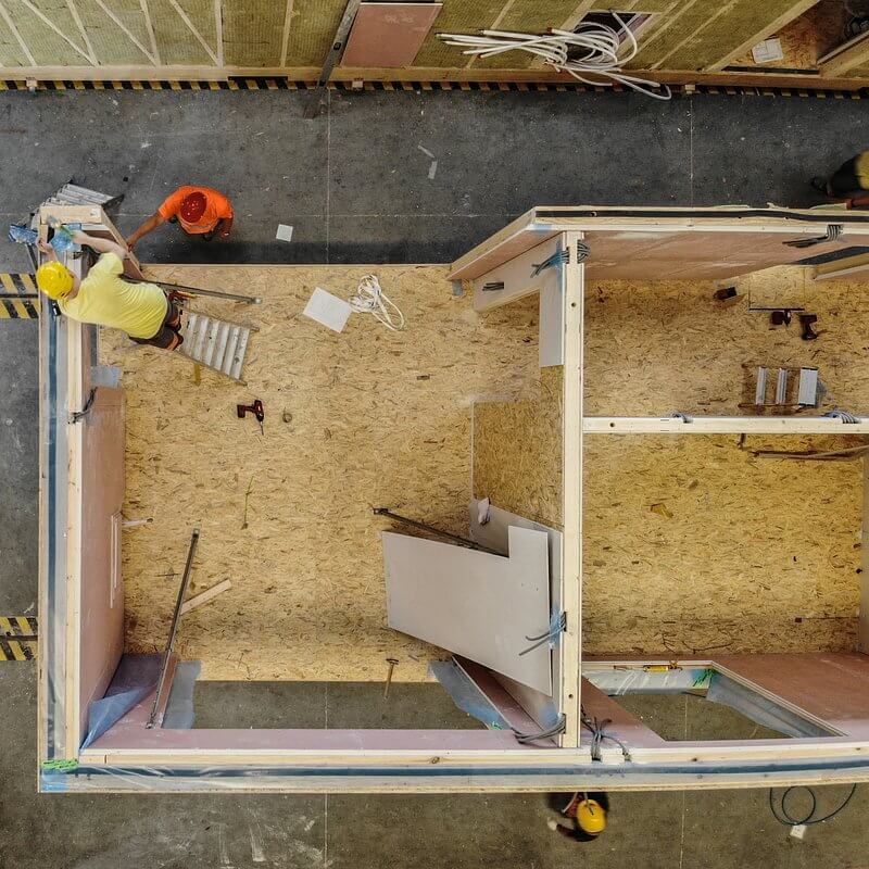 prefabrykacja budynku Unihouse 4