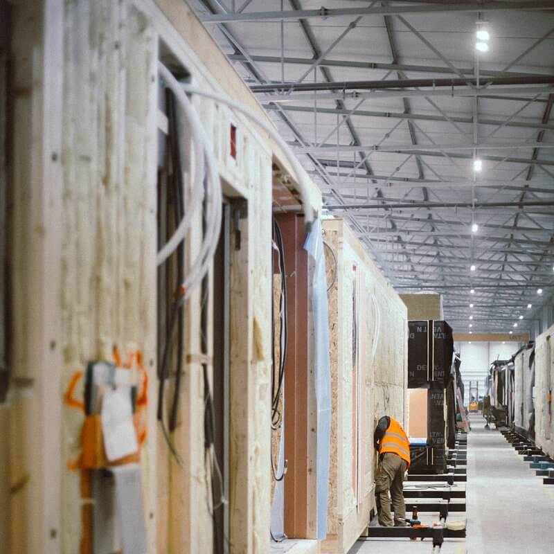 prefabrykacja budynku Unihouse 5