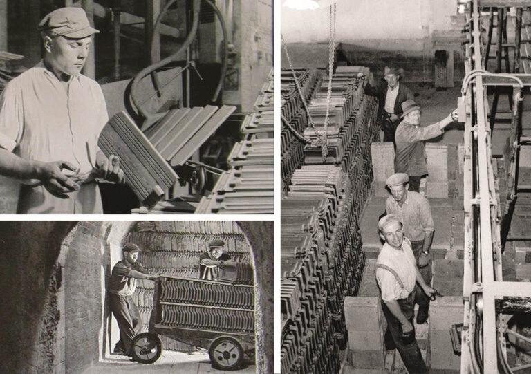 Historyczny proces produkcyjny w zakładach CREATON