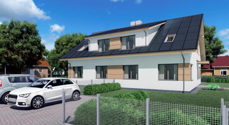 Dach solarny – Wołczkowo, Polska.
