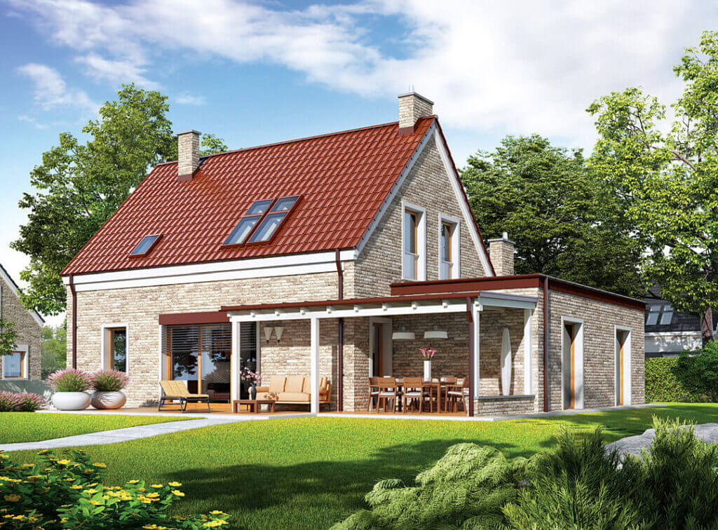 Dachówki ceramiczne na dachu o małym kącie nachylenia