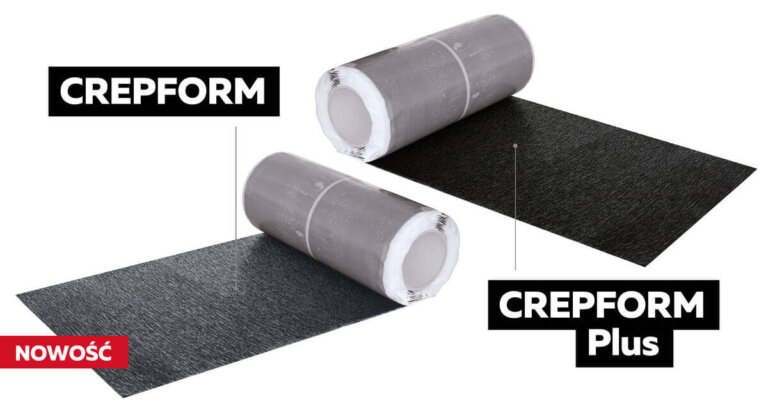 taśma CREPFORM - nowość w ofercie CREATON