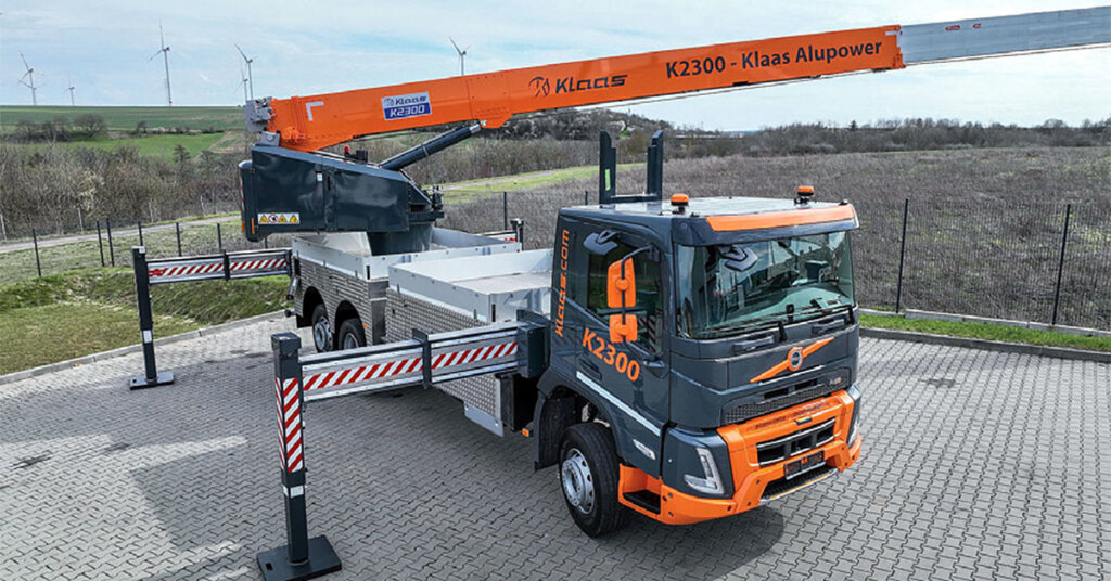 Klaas K2300 najmocniejszy żuraw w historii Klaas