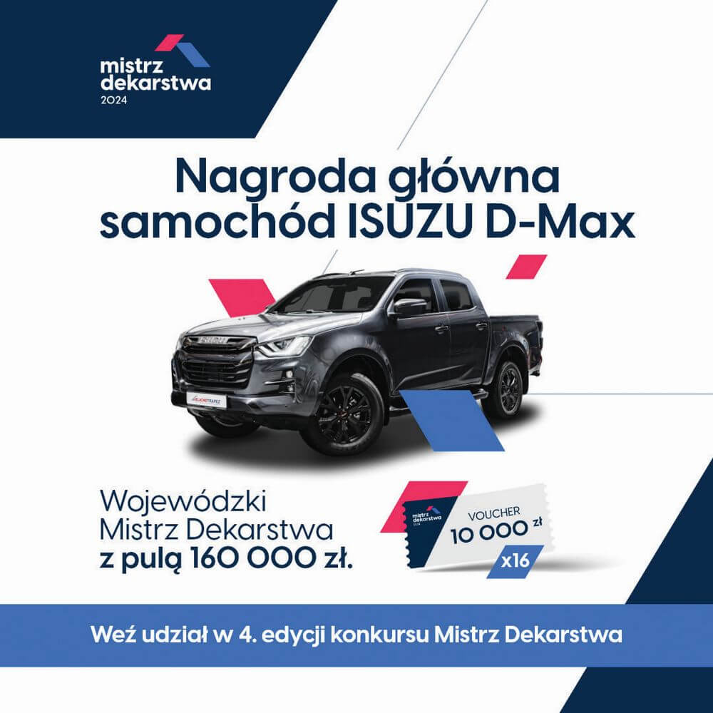 nagroda w konkursie mistrz dekarstwa