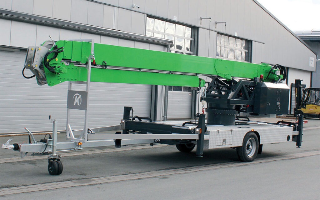 Nowy żuraw elektryczny Klaas K350 E, czyli opcja na cichą pracę