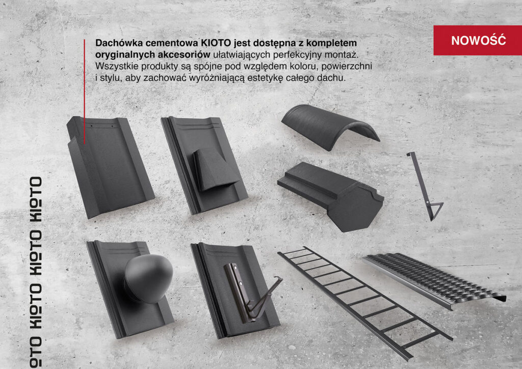 CREATON dachówka cementowa KIOTO akcesoria