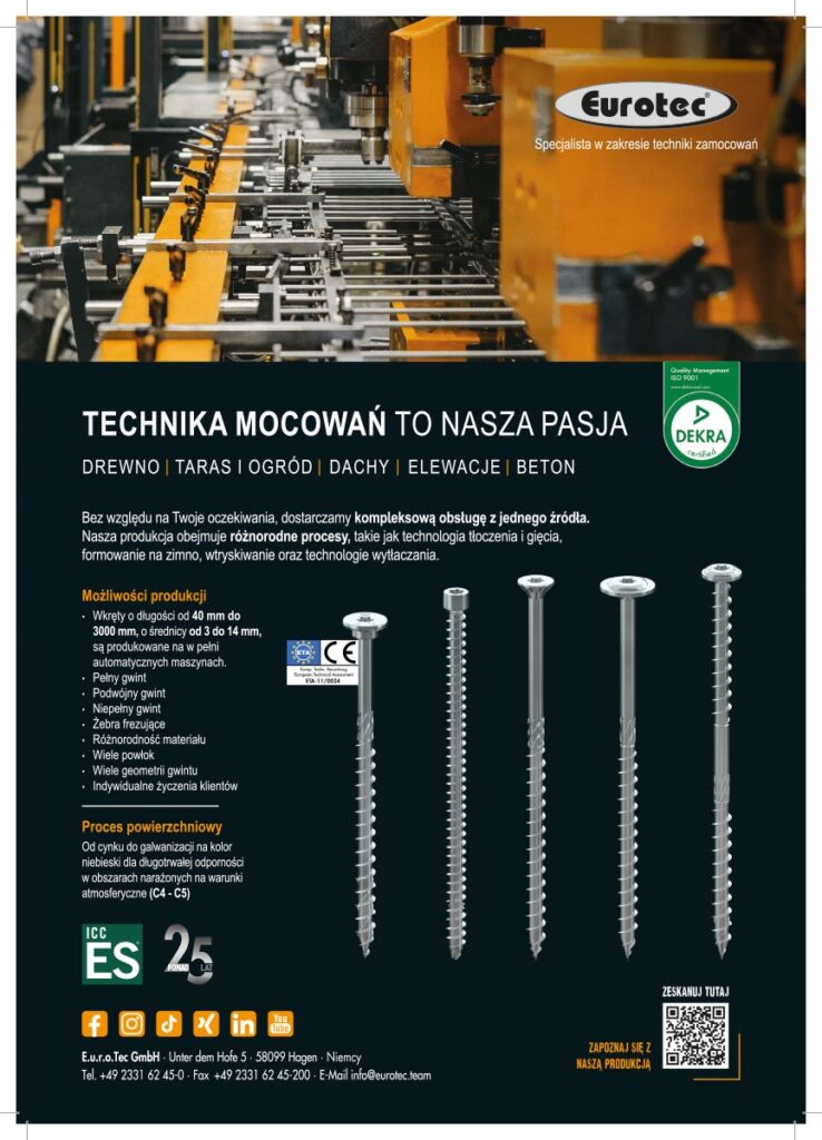 Eurotec – kompleksowa i doskonała technika mocowań