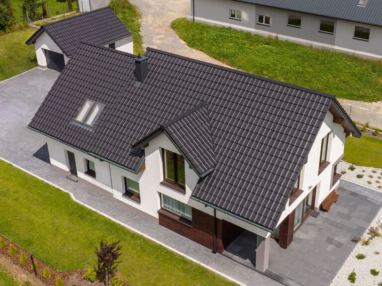 Dach inspiracje CREATON - KODA - FINESSE w kolorze lupka glazurowana