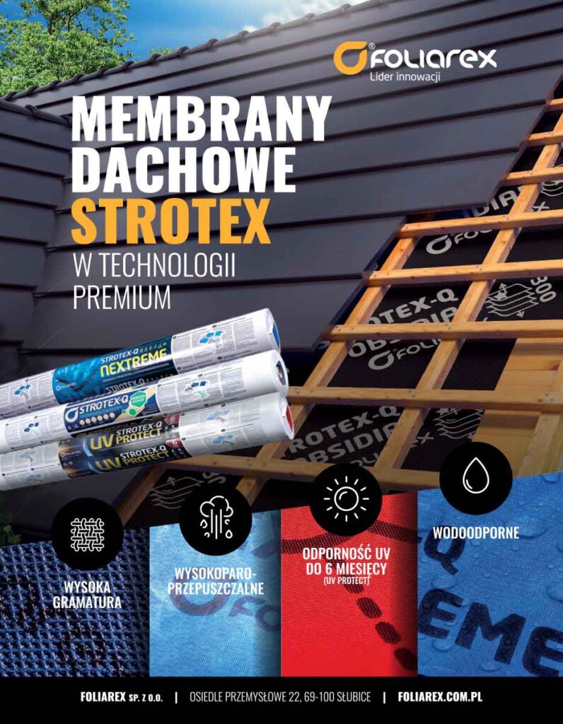 Membrany dachowe STROTEX w technologii premium