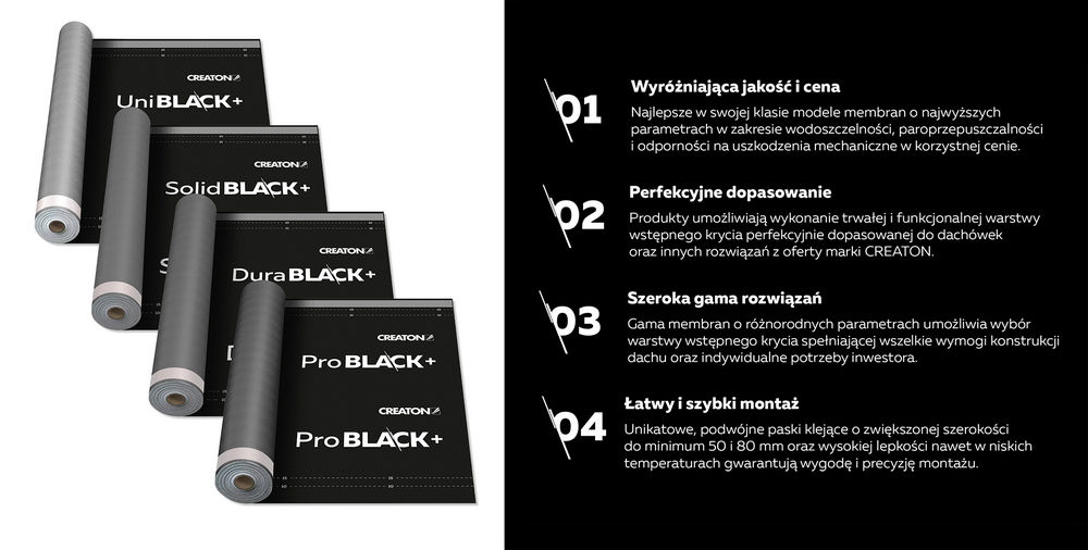 CREATON---membrany-BLACK---zalety