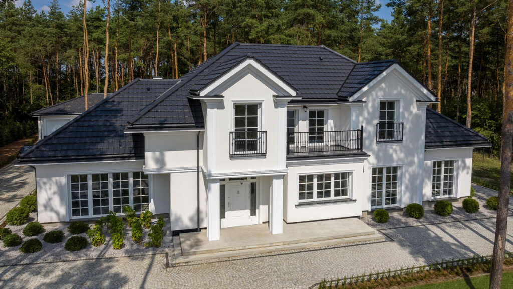 Dachówka ceramiczna KODA w kolorze łupka gazura marki swissporTON