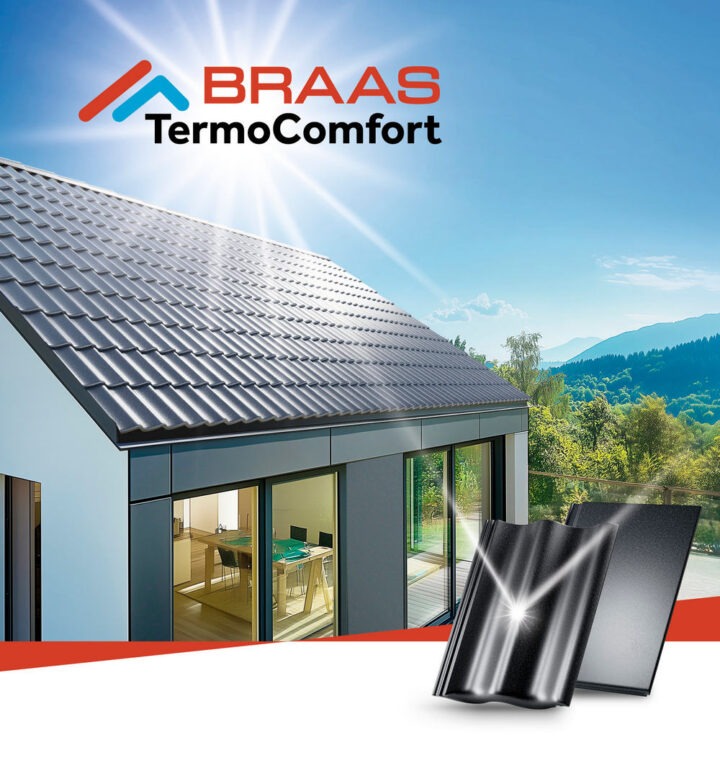Dachówki TermoComfort Braas Bałtycka