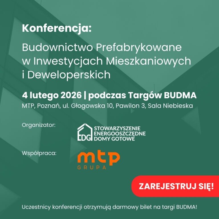 Konferencja: Budownictwo Prefabrykowane w Inwestycjach Mieszkaniowych i Deweloperskich